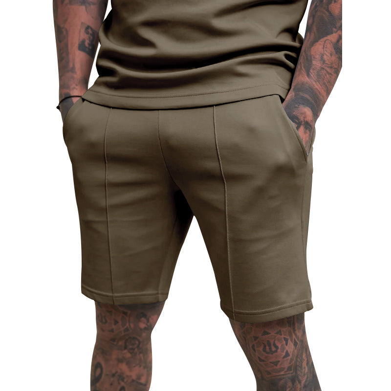 Pantalons de loisirs confortables pour hommes avec poches latérales et taille élastique Chic und Stil
