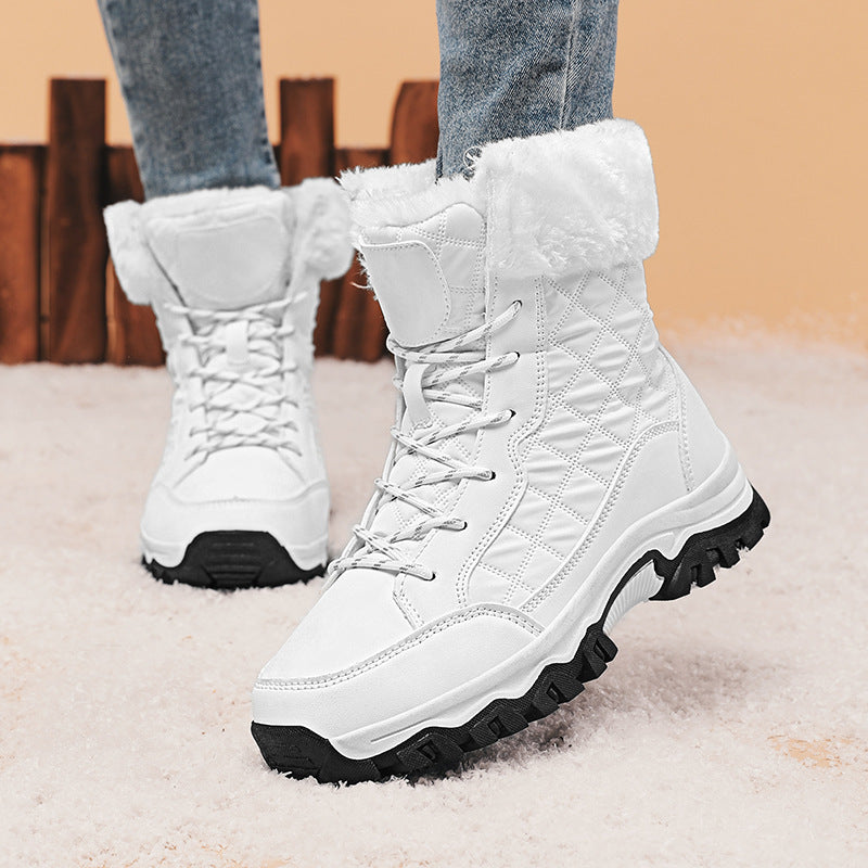 Bottes d'hiver pour femmes doublées avec semelle antidérapante et fourrure synthétique isolante Chic und Stil
