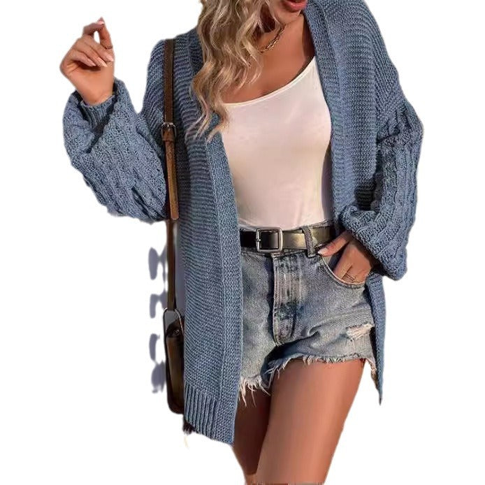 Cardigan en tricot décontracté pour femmes Chic und Stil