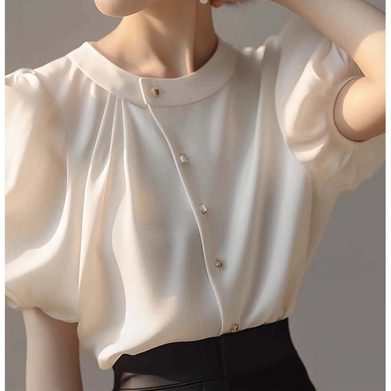Blouse élégante à boutons pour femmes Chic und Stil