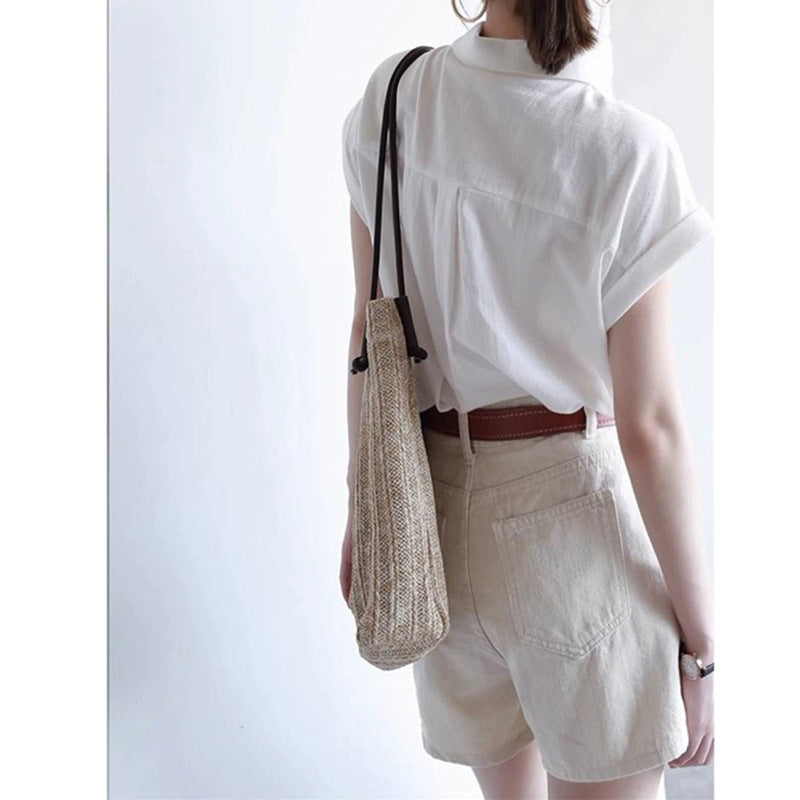 Chemise casual à col pour femmes Chic und Stil