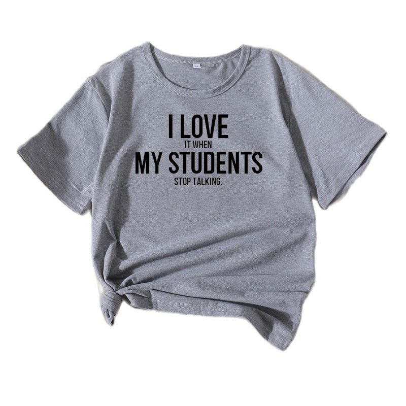 T-shirt humor enseignant de loisirs pour femmes Chic und Stil
