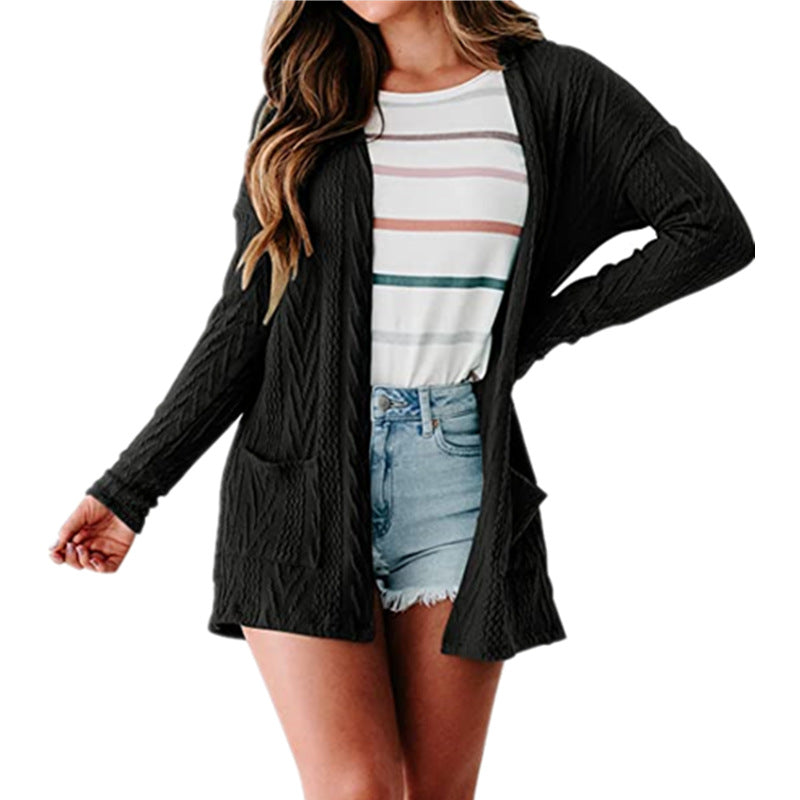 Dame cardigan au design décontracté Chic und Stil