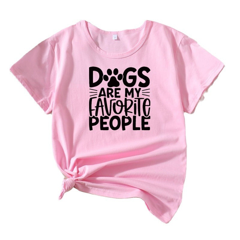 T-shirt graphique pour femmes amatrices de chiens Chic und Stil