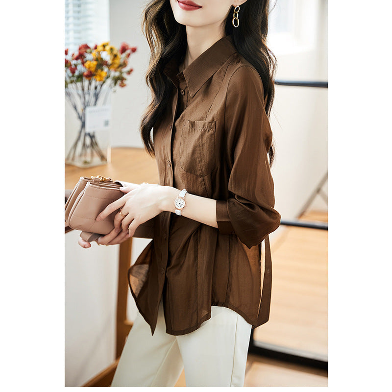 Chemisier luxueux à boutons pour femmes Chic und Stil
