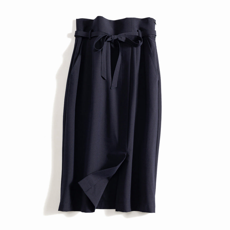 Pantalons femme taille haute ajustés avec détail ceinturé Chic und Stil
