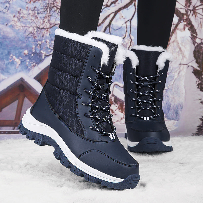 Bottes d'hiver pour femmes avec semelle antidérapante et doublure chaude Chic und Stil