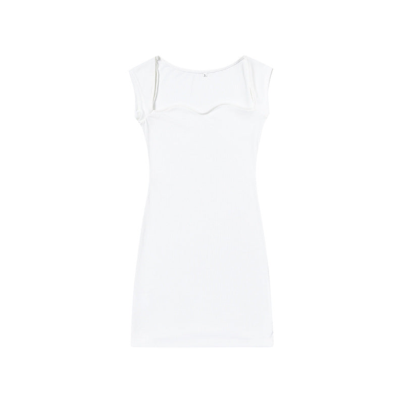 Robe mini ajustée à rayures pour femme Chic und Stil