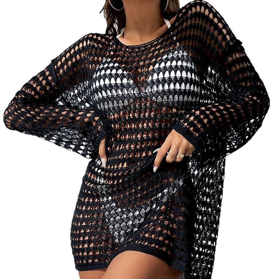 Tunique de plage en crochet pour femmes Chic und Stil 1750920298