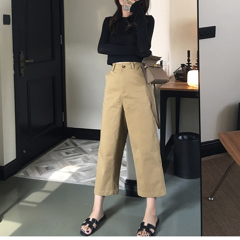 Pantalons larges à taille haute pour femmes Chic und Stil