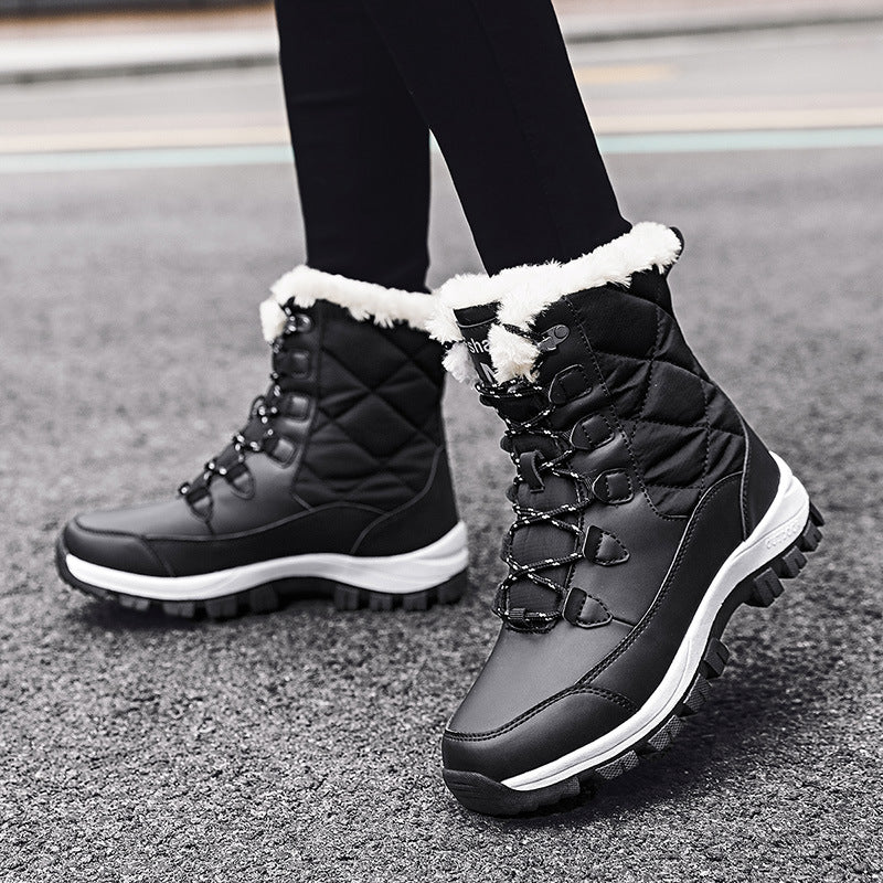 Bottes d'hiver pour femmes avec doublure isolante et semelle antidérapante Chic und Stil