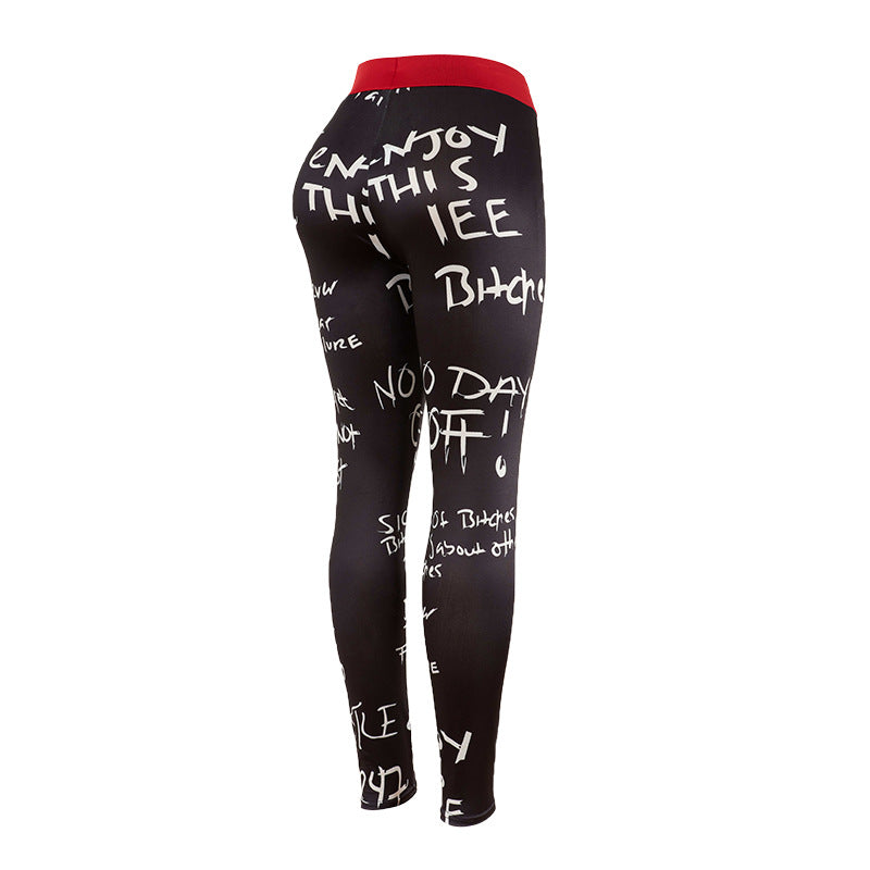 Leggings Chic und Stil à impression graphique pour dames