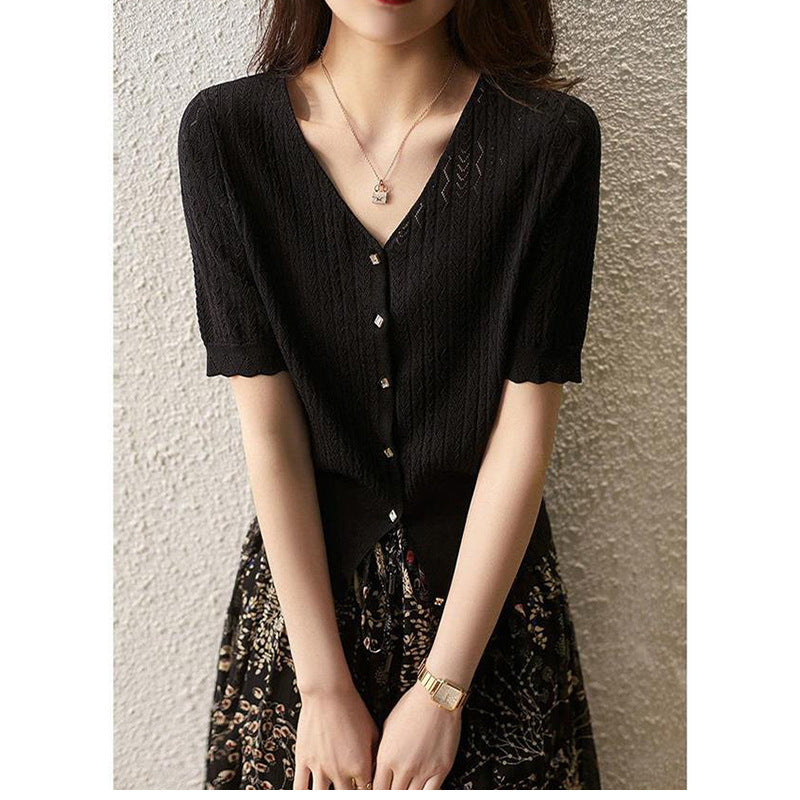 T-shirt à manches courtes pour femmes Chic und Stil