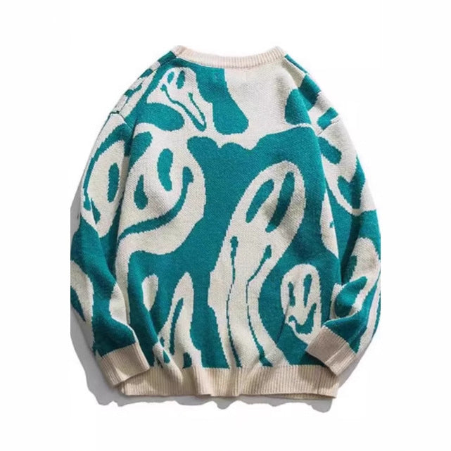 Pull décontracté pour femmes avec imprimé moderne et coupe ample Chic und Stil