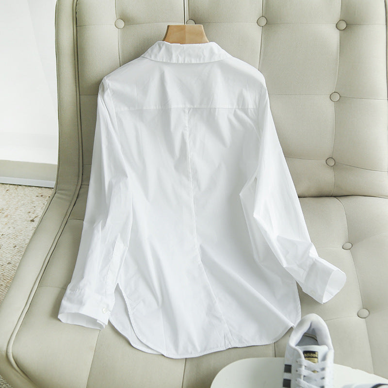 Chemise classique pour femme à manches longues à boutons Chic und Stil
