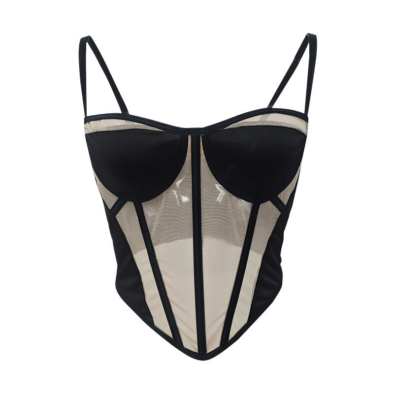 Busto féminin sculptant avec inserts transparents Chic und Stil