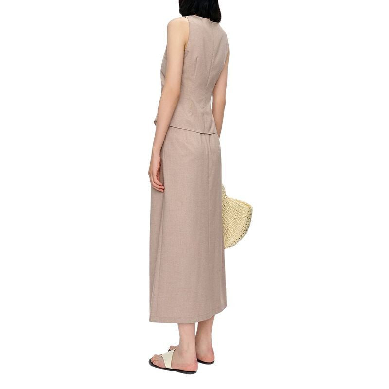 Blouse sans manches froncée Chic und Stil pour femmes