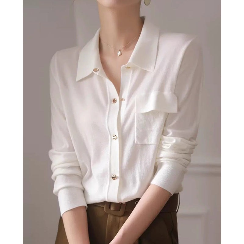 Blouse chic pour femmes avec détail de poche Chic und Stil