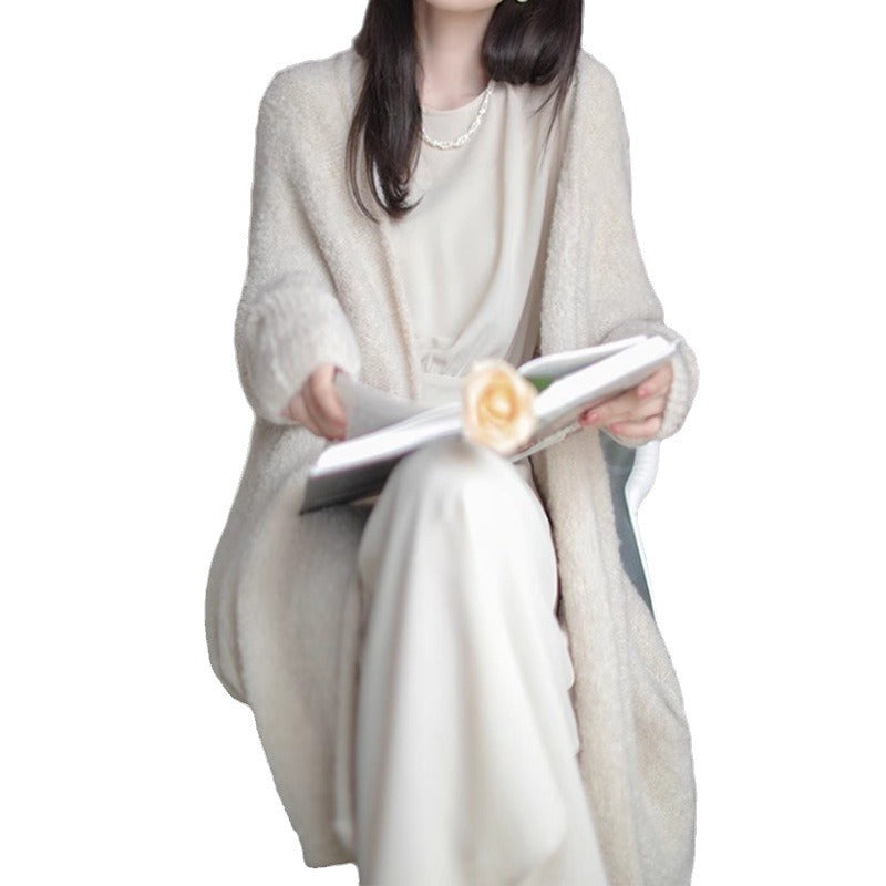 Gilet long en tricot confortable pour femme Chic und Stil