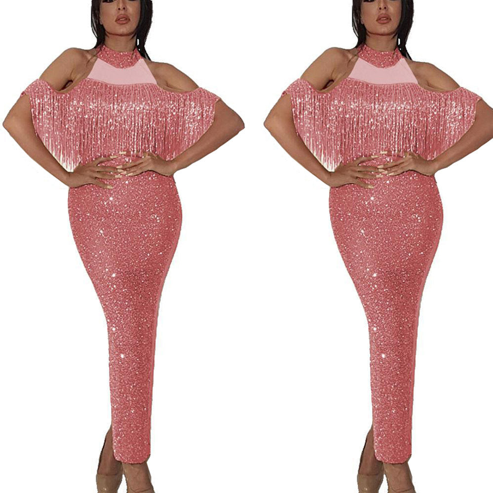 Robe de soirée glamour étincelante Chic und Stil