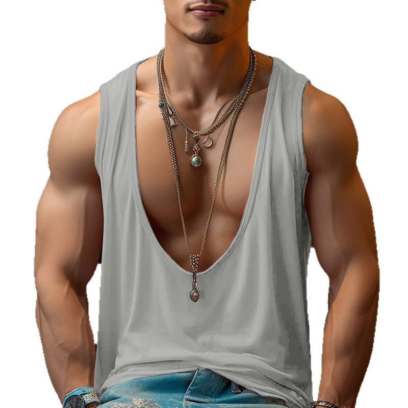 Homme T-shirt sans manches sportif en matériau respirant Chic und Stil