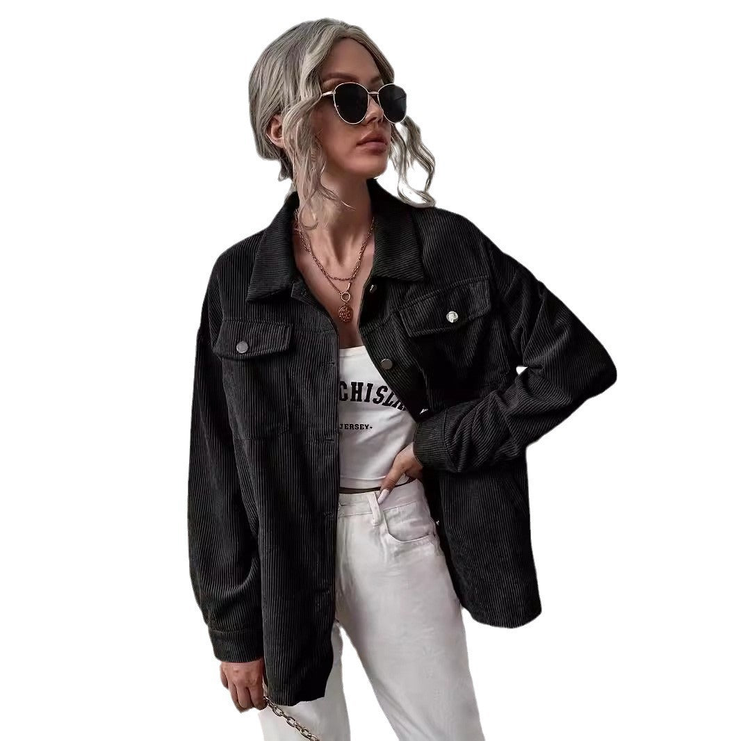 Veste en corduroy pour femmes avec coupe moderne et poches pratiques Chic und Stil
