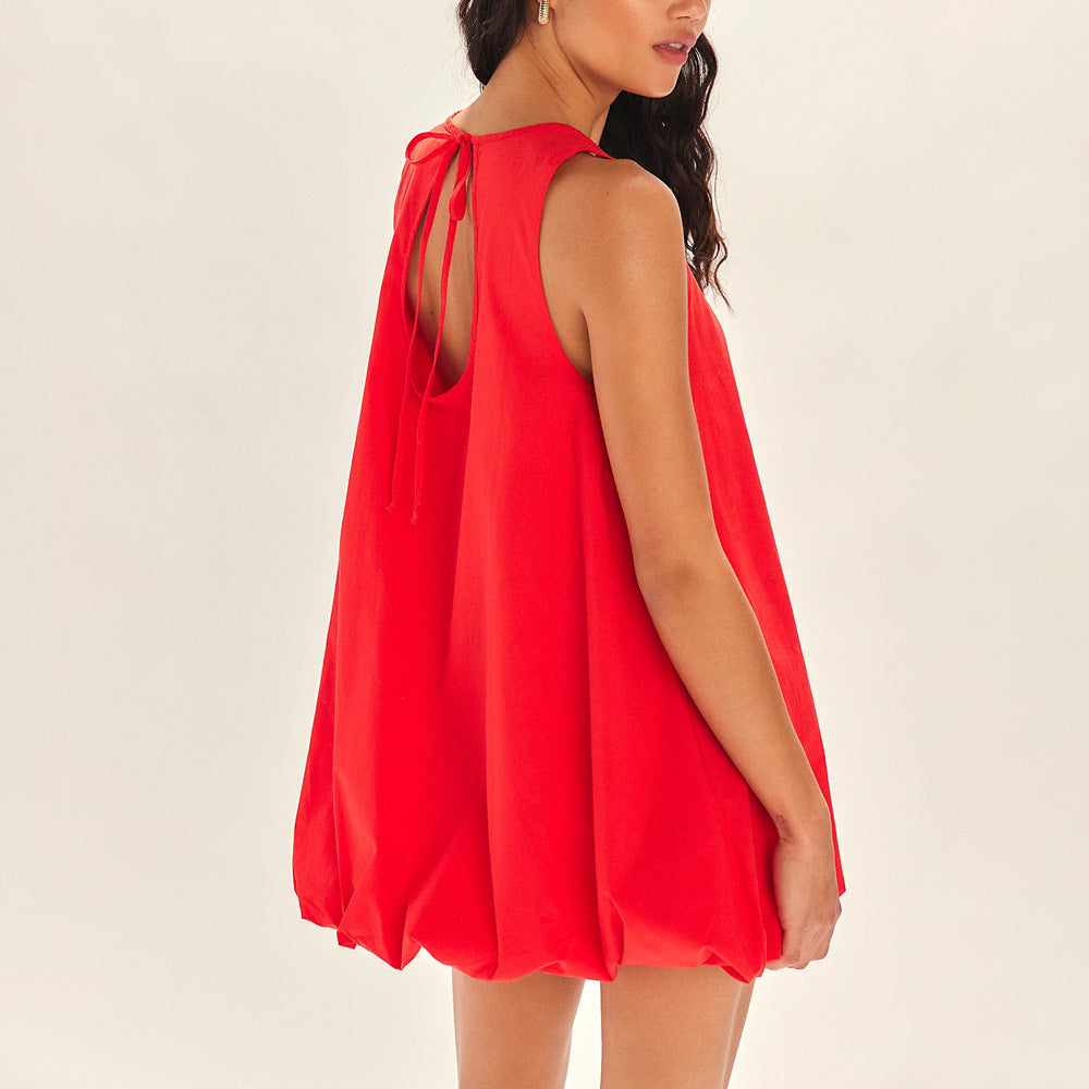 Robe babydoll décontractée pour femmes avec ourlet élastique Chic und Stil