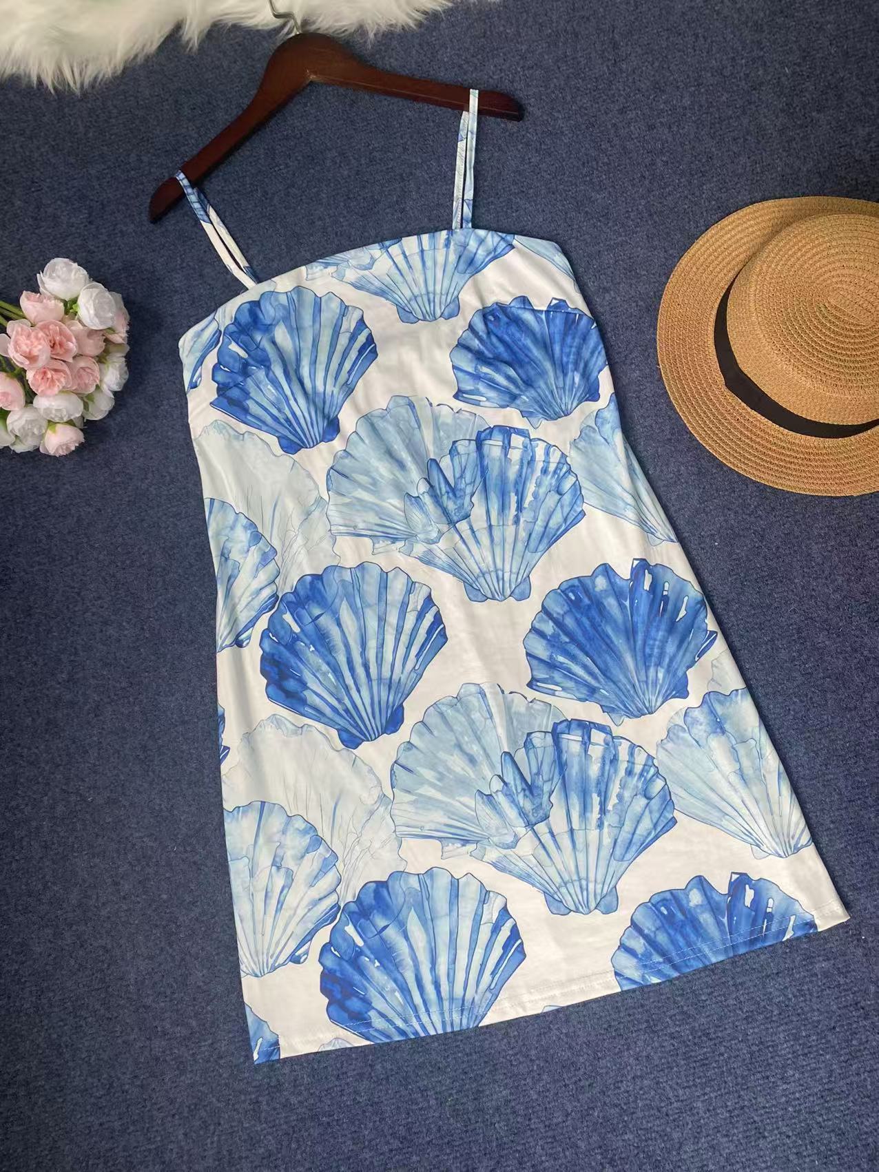 Robes de plage d'été pour femmes avec motif de poisson unique Chic und Stil
