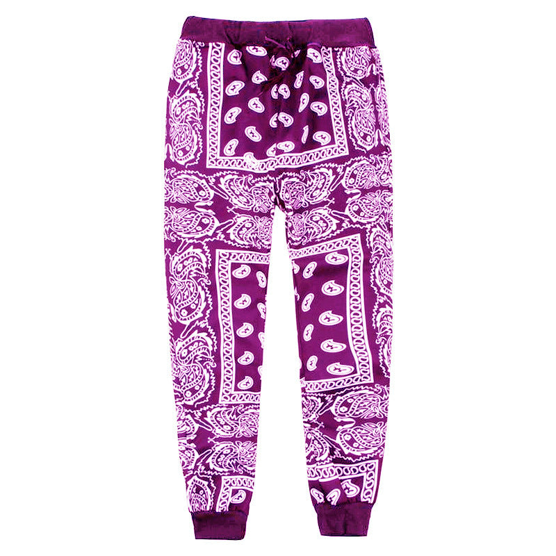 Pantalon de jogging décontracté pour hommes avec motif bandana unique Chic und Stil