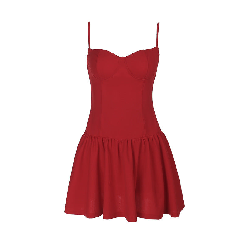 Robe Mini A-Ligne Flirty Chic und Stil