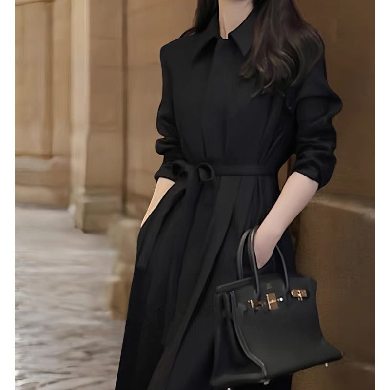 Robe trench ceinturée élégante pour femmes Chic und Stil