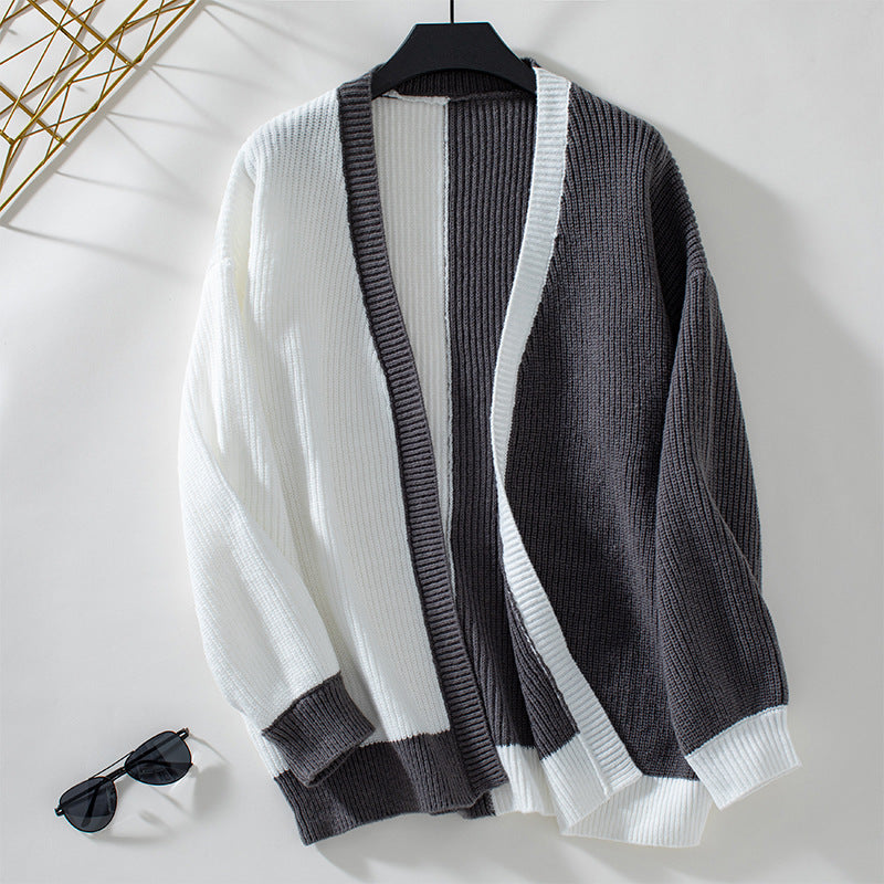 Veste en tricot décontractée pour femmes avec design asymétrique et tricot structuré Chic und Stil