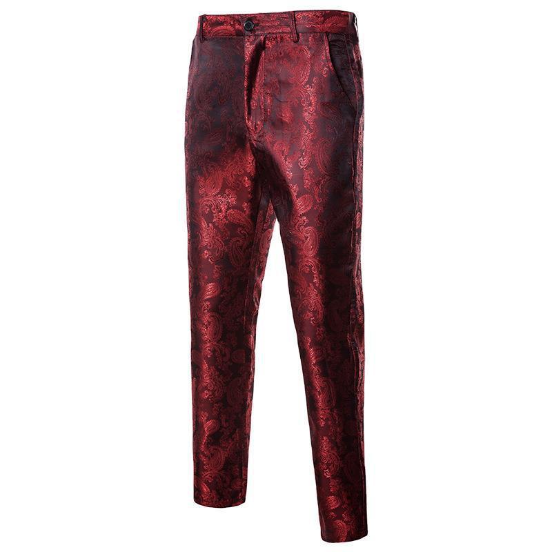 Chic and Style Paisley Pattern Elegant Pants for Men