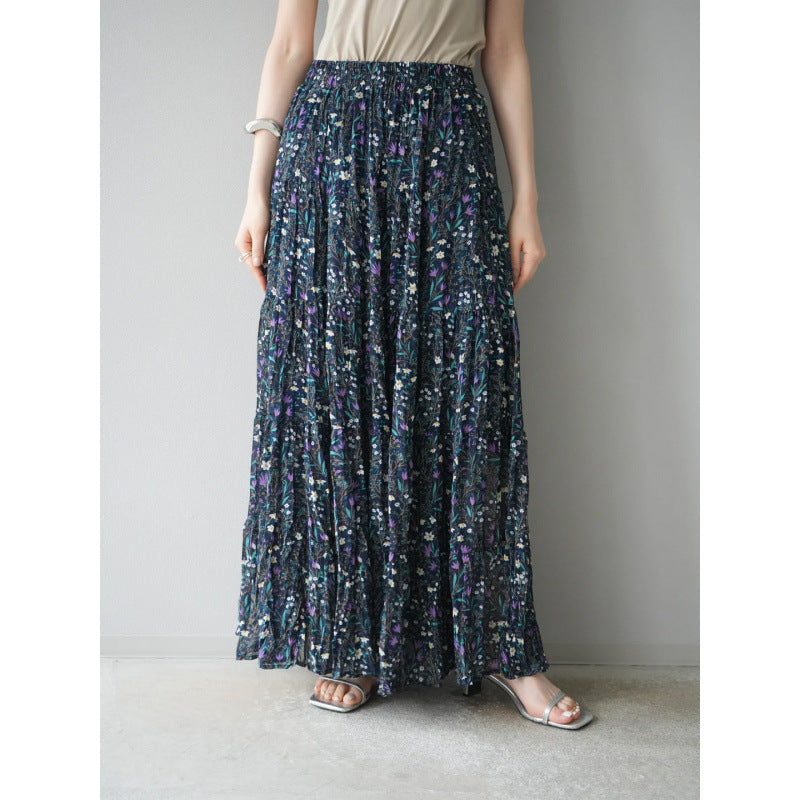 Femmes Jupes Maxi Fleur Chic und Stil