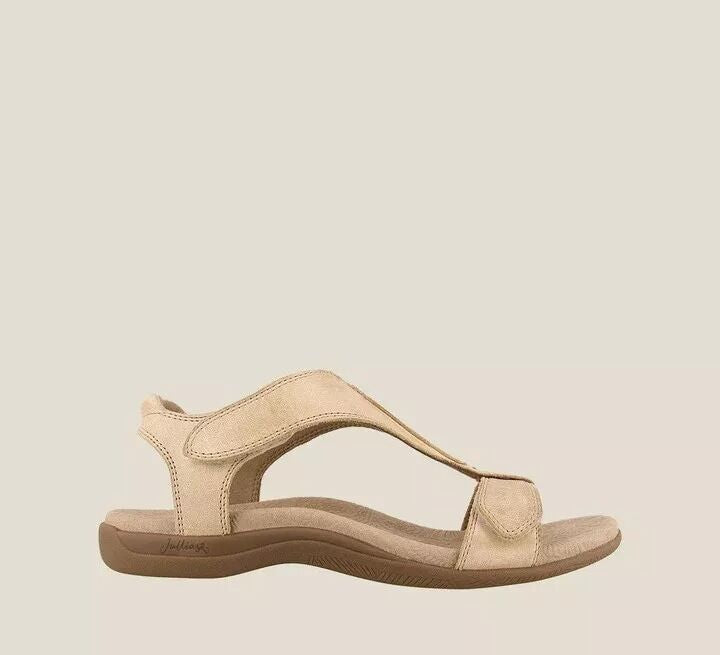 Sandales de loisirs pour femmes avec des sangles réglables et un coussin de pied ergonomique Chic und Stil