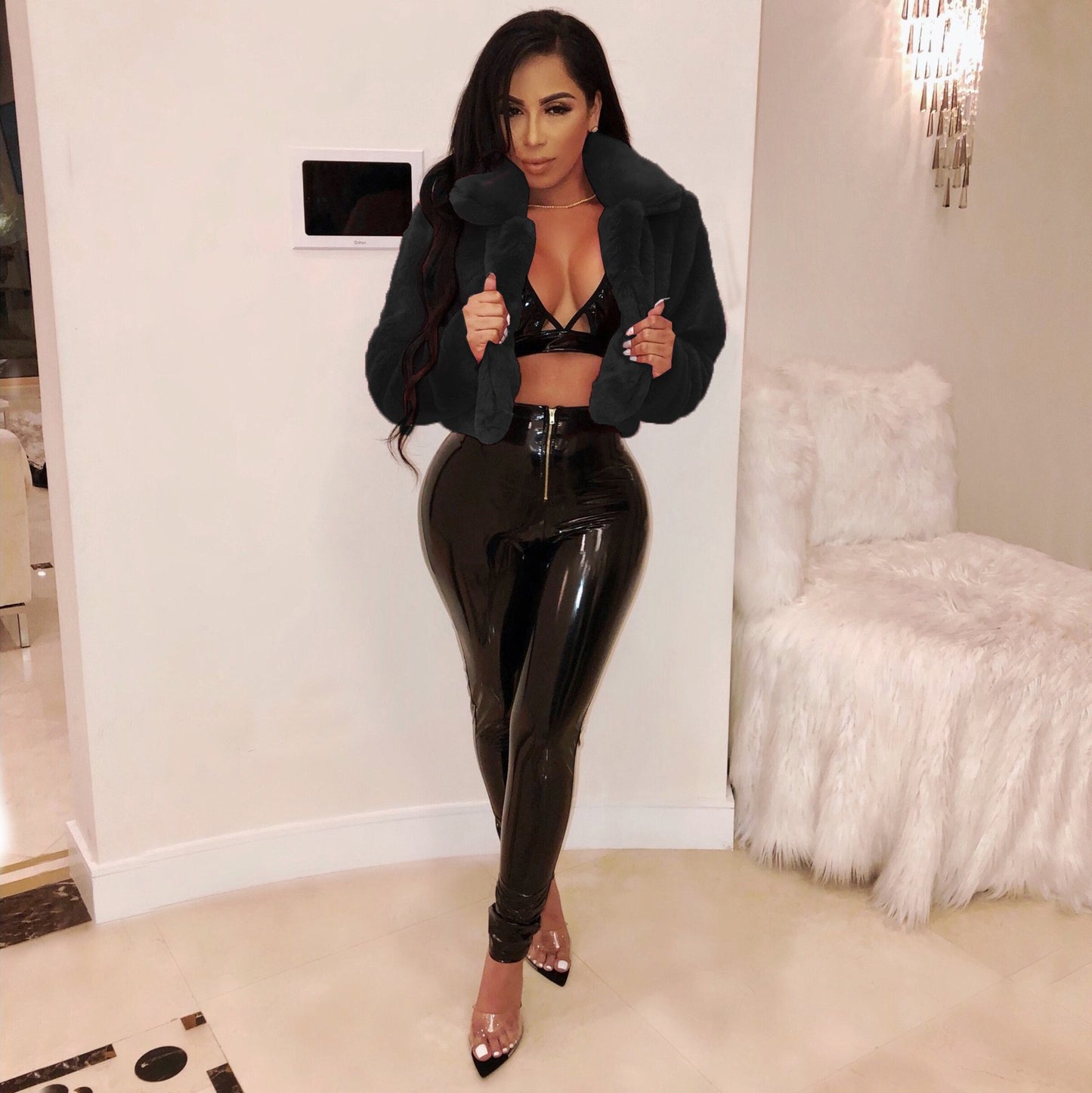 Chic and Stylish Faux Fur Bolero for Women