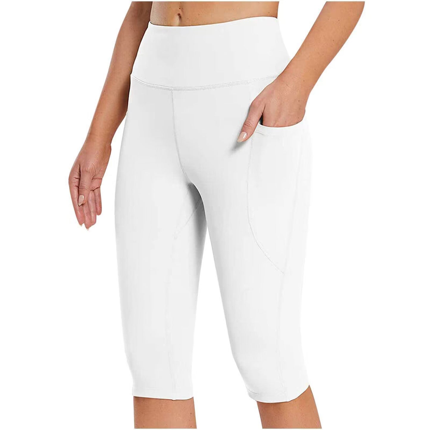 Pantalon Capri sportif pour femmes avec poches latérales pratiques Chic und Stil