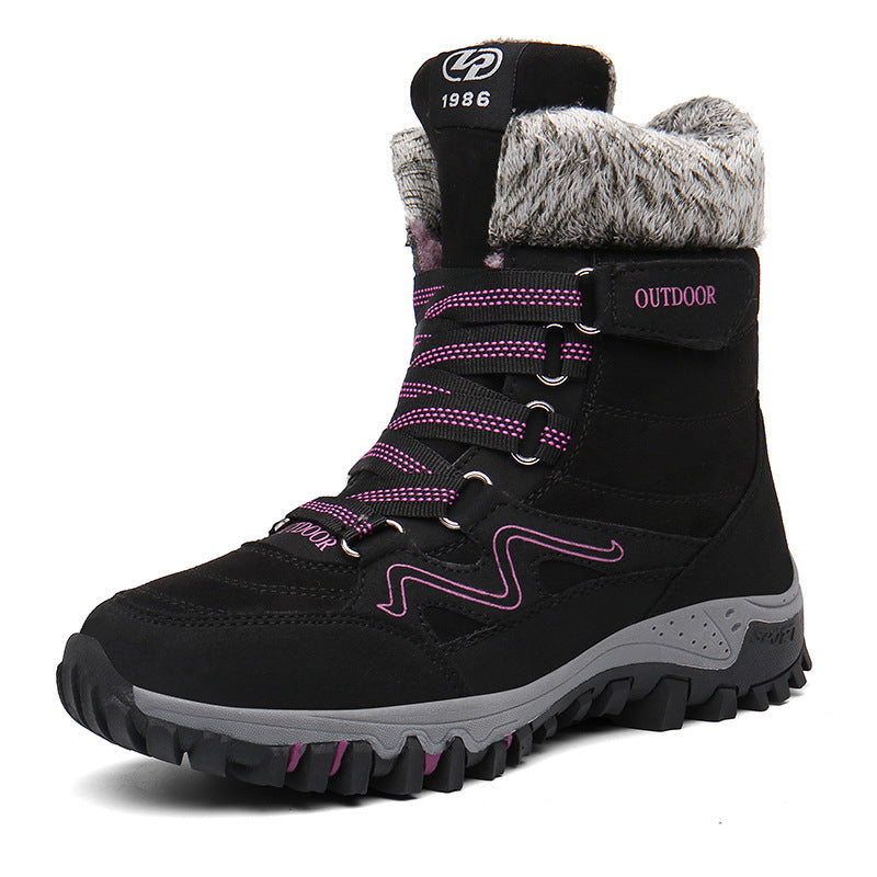 Bottes d'hiver imperméables pour femmes avec doublure isolée Chic und Stil