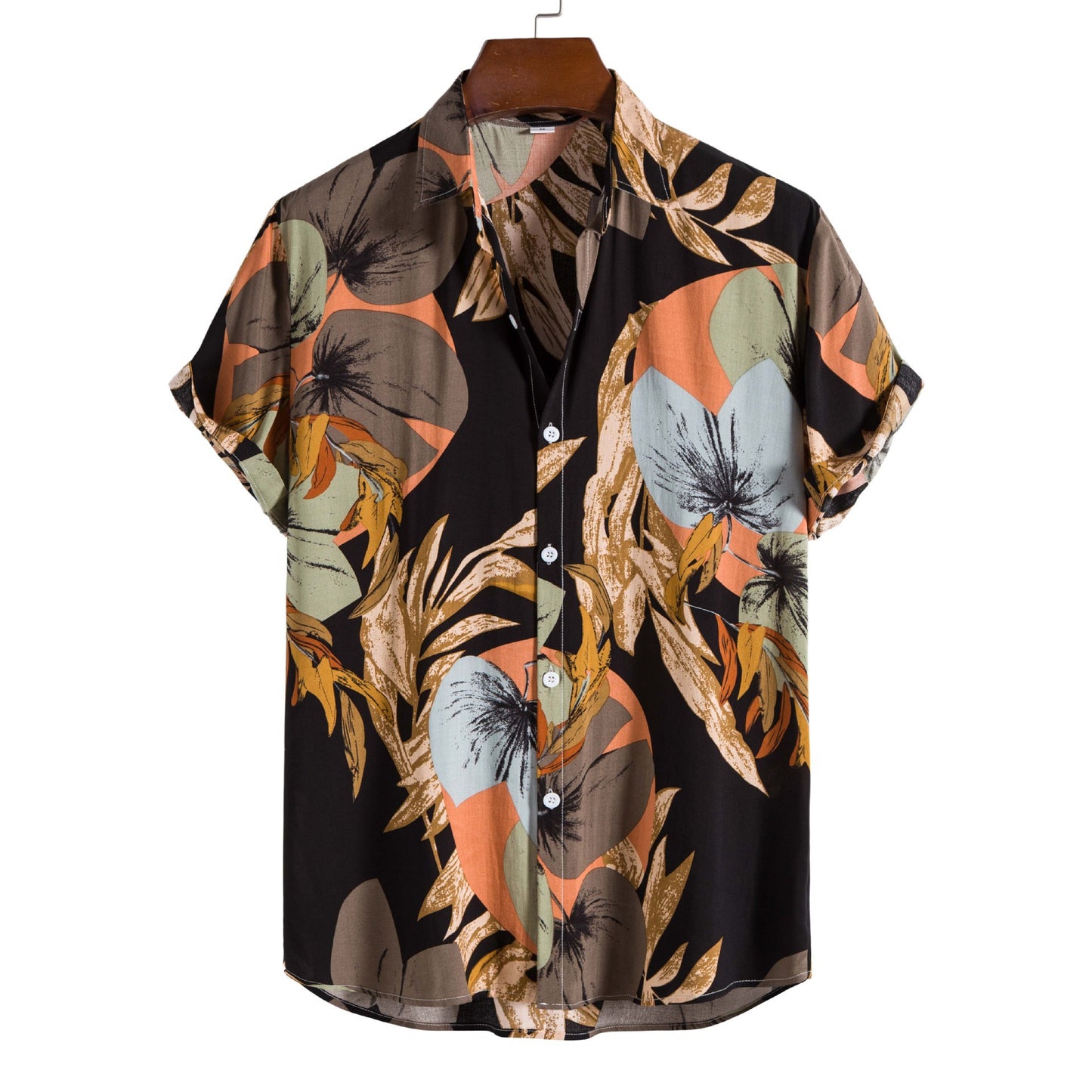 Chemise à manches courtes pour hommes avec motif floral Chic und Stil