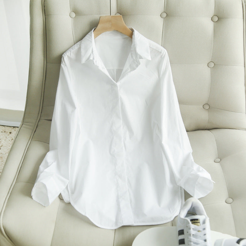 Chemise classique pour femme à manches longues à boutons Chic und Stil