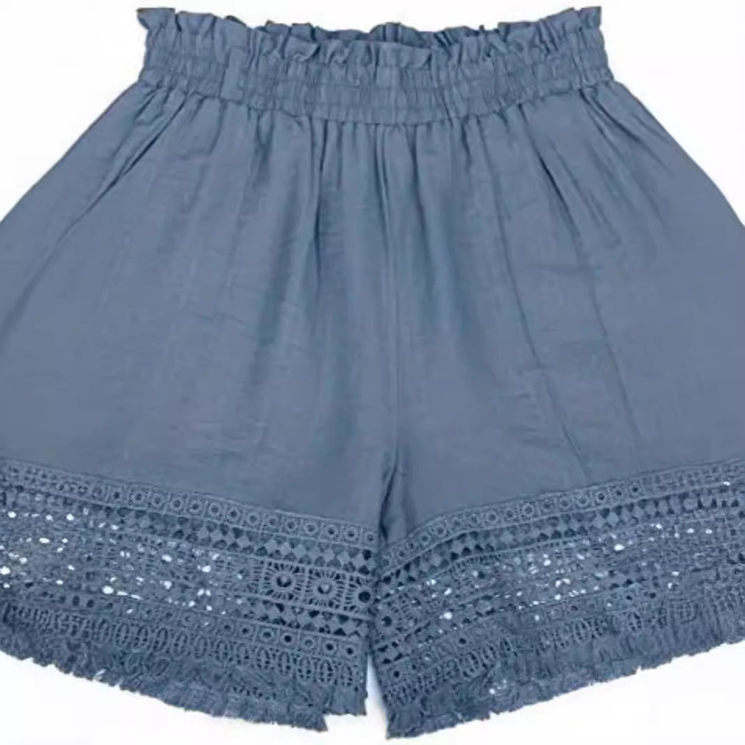 Shorts d'été en lin raffiné pour femmes Chic und Stil