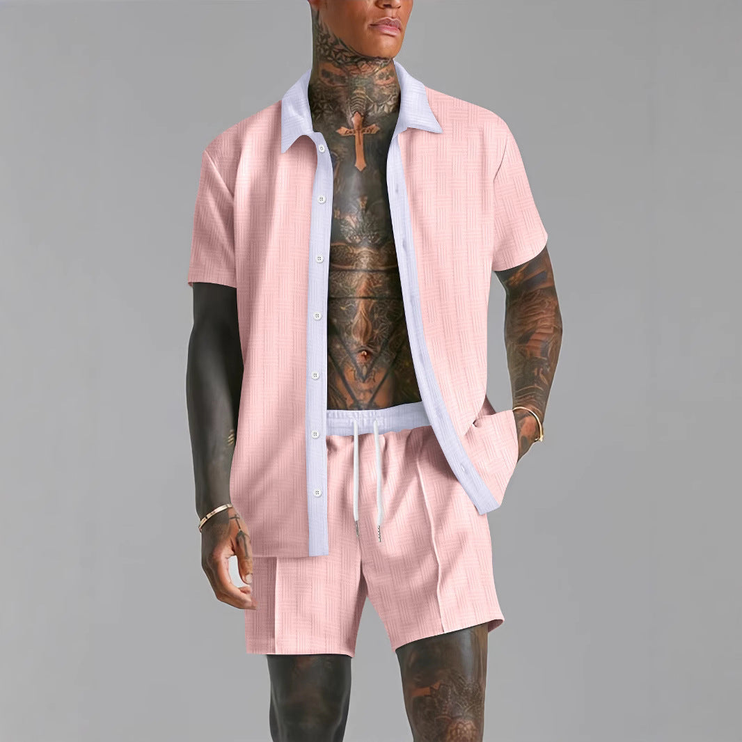 Hommes Loisirs Vacances Ensemble Chic und Stil