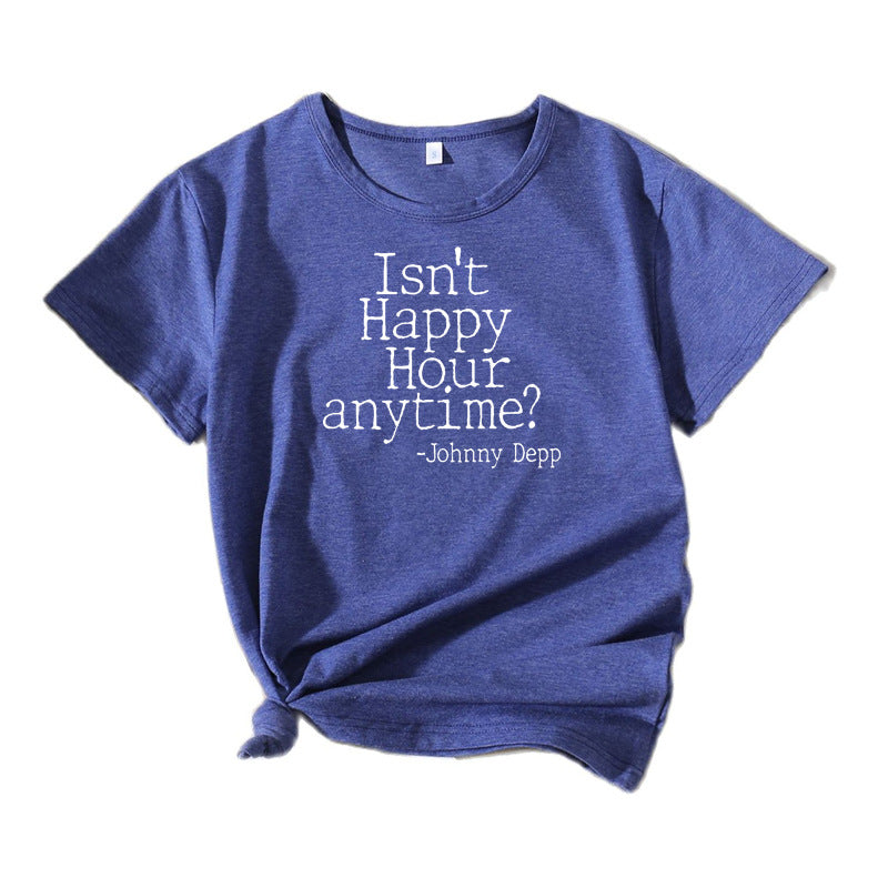 T-shirt graphique citation comédie femmes Chic und Stil