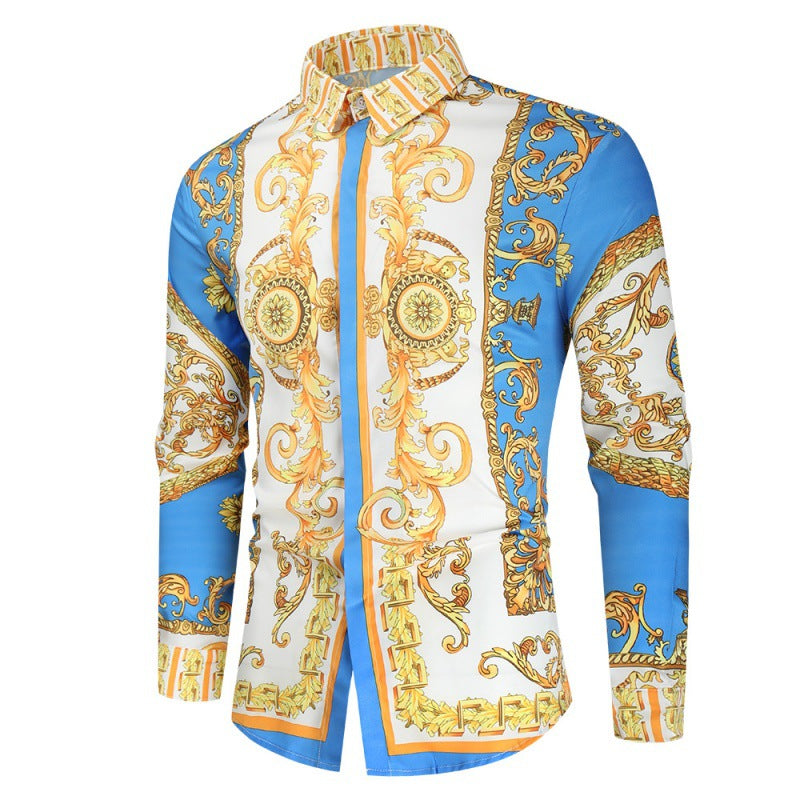 Chemise de luxe pour hommes avec un impressionnant motif baroque Chic und Stil