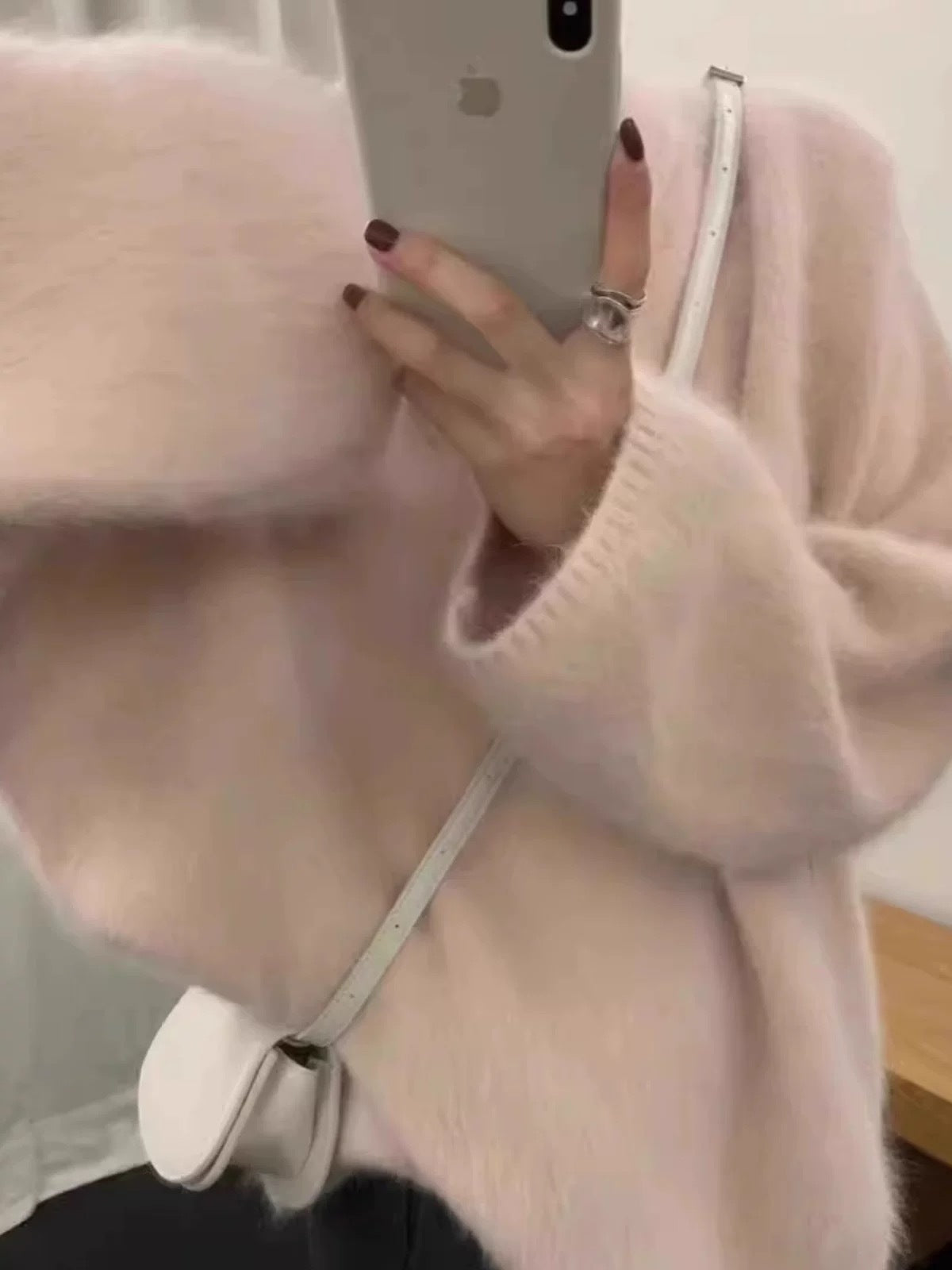 Pull en tricot surdimensionné luxueux pour femmes Chic und Stil
