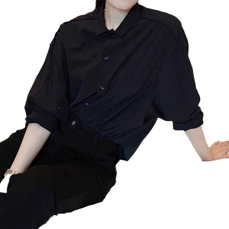 Blouse boutonnée décontractée pour femmes Chic und Stil