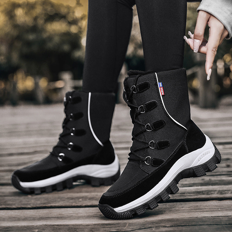 Bottes d'hiver pour femmes avec doublure isolante et semelle antidérapante Chic und Stil