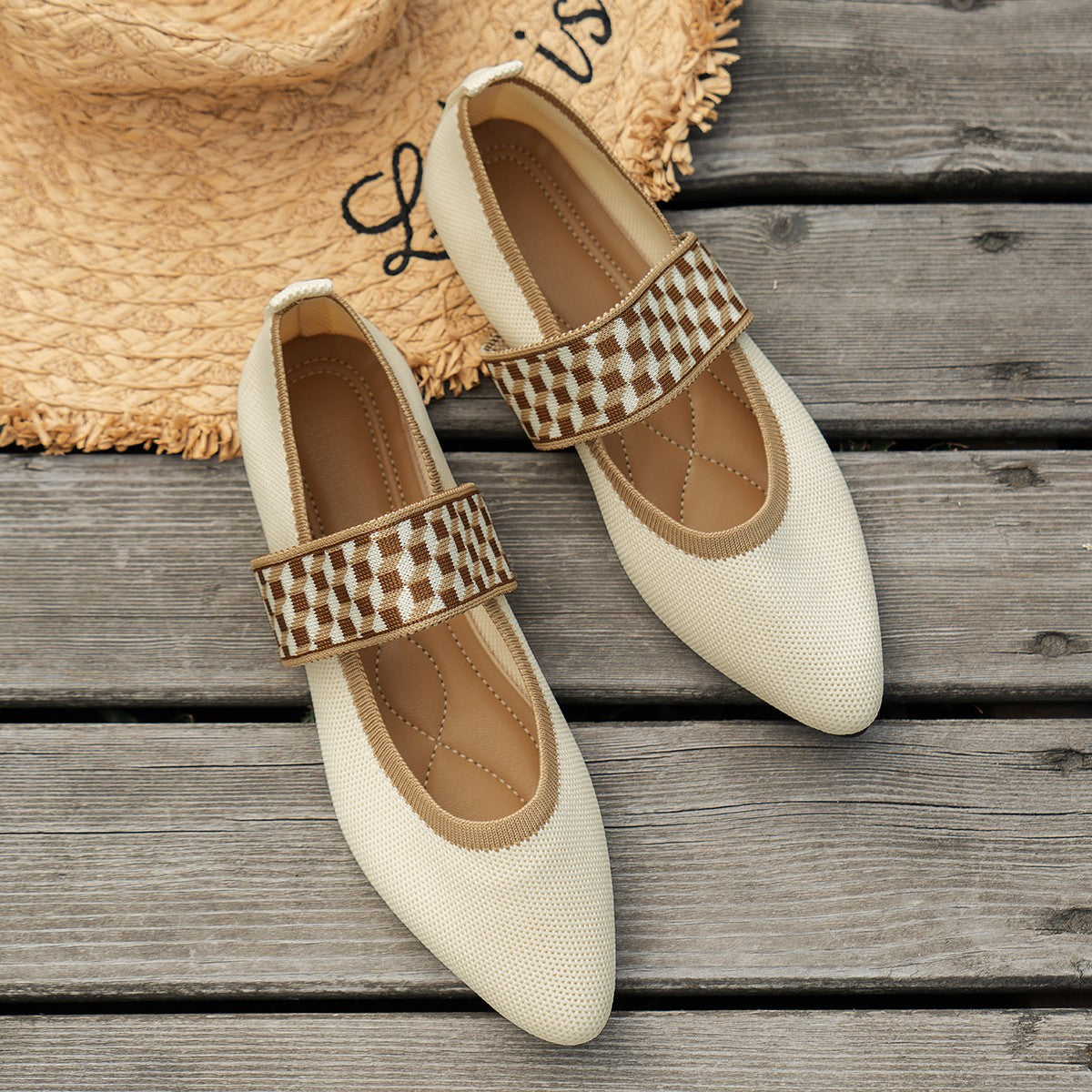 Chaussons en mesh pour femmes Chic und Stil