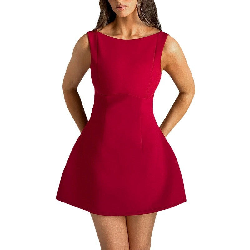 Robe skater en A ajustée pour femmes Chic und Stil