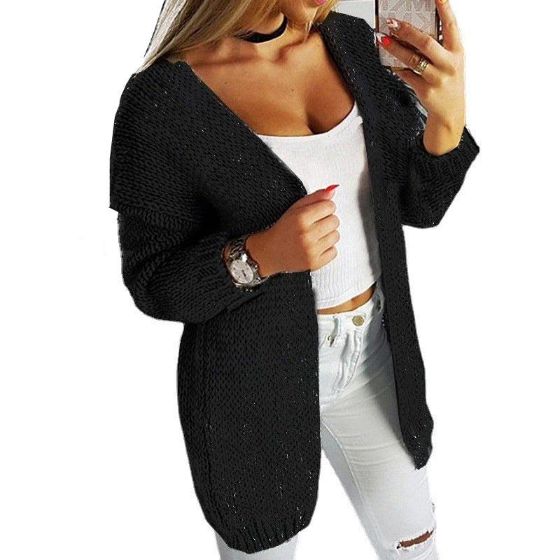 Cardigan en tricot décontracté pour femmes avec un matériau doux et une coupe décontractée Chic und Stil